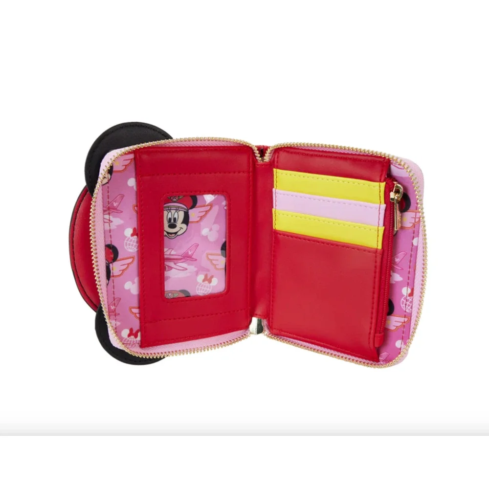 Loungefly X LE C2E2 Disney Pilot Minnie Mouse Cosplay Mini Backpack & Wallet NWT